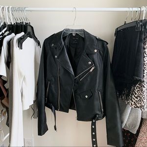 SOLD Vegan leather jacket